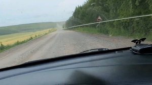 Киа Рио по бездорожью