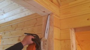 Подготовка дверного проема для обсады в деревянном доме