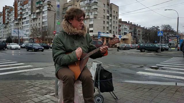 Кино - "Хочу перемен" на балалайке