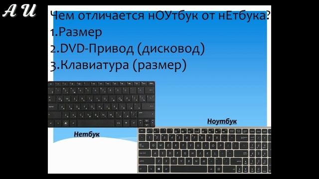 Чем отличается нетбук от ноутбука?