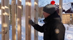 Стены, углы, проёмы, верхняя обвязка и перекрытие каркасного дома в Сосново | Андрей Шанс VLOG #61.