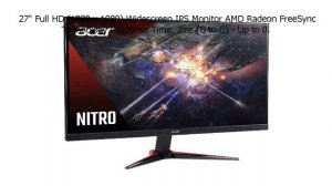 Special Discount on Acer Nitro VG270 Sbmiipx 27" Full HD (1920 x 1080) IPS Gaming Monitor with AMD