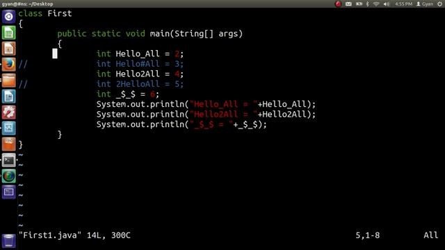 Identifiers In Java смотреть онлайн