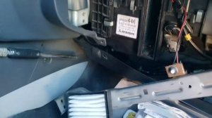 Pajero Sport 2006 установка фильтра салона