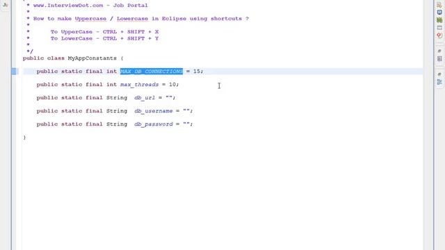 ECLIPSE LOWER UPPER CASE SHORTCUT смотреть онлайн