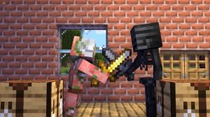 Monster School : ZOMBIE VILLAIN - Minecraft Animation