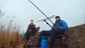 Теплый канал. Рыбалка ни о чем)))) Можно не смотреть.