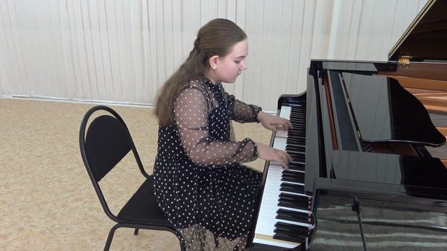 Николаева Оксана. И.Бах -Симфония ре мажор, М. Мошковский Этюд. смотреть онлайн