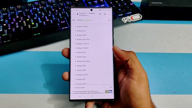 Samsung One UI 6.1 Update List | A54,A53,S21 Fe,S22,S23,S24 Ultra,S24+,A14,M34,A33,A34,A52,A52s,A73