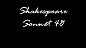 Shakespeare Sonnet 48 by bAmbI