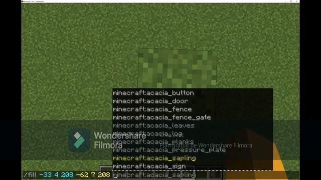 how to use the command /fill Minecraft JAVA edition смотреть онлайн