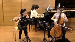 Kapustin Trio for Flute, Cello, Piano -  Trio con Brio - short video