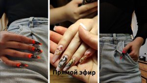 делаем наращивание Веронике(аэрограф+стемпинг)