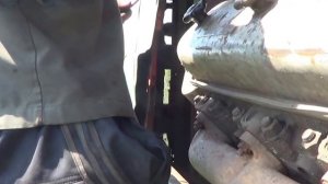 Ремонт трубки компрессора двигателя ЯМЗ-236 на тракторе Т-150К.