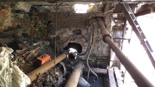 Замена канализационной трубы на производстве часть 1 смотреть онлайн