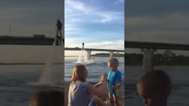 ФЛАЙБОРД в Томске река Томь FLYBOARF TOMSK