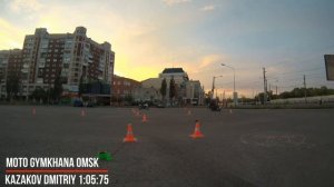 Gymkhana GP 2018 stage5  Kazakov Dmitriy Suzuki Intruder 400  heat 1