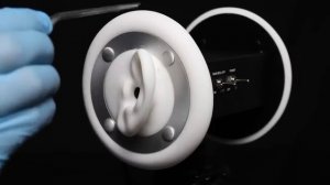 ASMR 3Dio Ear Peeling, Brushing Cleaning Latex Gloves - What Has Happened to Your Ears? (No talking