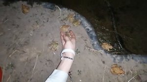 Спасение лягушек и жаб с переносом на дачный пруд