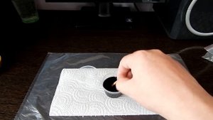 окрашивание груз-головок марганцовкой