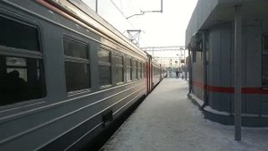 Опытный ЭД4М-0003 На станции Нагатинская