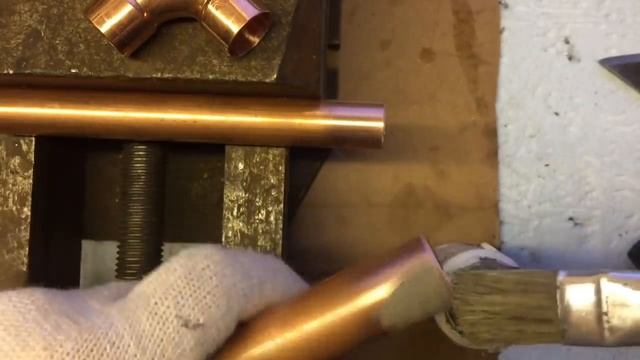 ПАЙКА МЕДНОЙ ТРУБЫ. ДЛЯ НОВИЧКОВ.