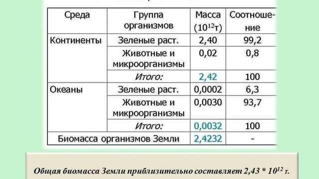 11 класс. Биология. Компоненты биосферы и её функции смотреть онлайн