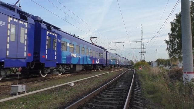 Электропоезд ЭП2Д-0101 "РЭКС-РЕГИОН ЭКСПРЕСС" сообщением Дубна-Москва Бутырская! смотреть онлайн