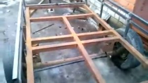 Самодельный прицеп из задней балки Азлк 2141