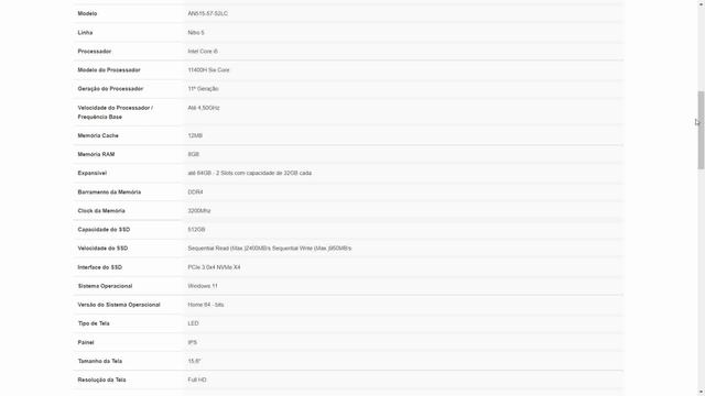 ACER NITRO 5 AN515-57-52LC TELA 144HZ GTX 1650 SSD NVME смотреть онлайн