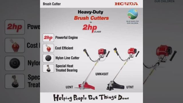 Honda UMK450T UTNT 2HP 4 Stroke Brush Cutter смотреть онлайн