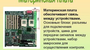 Как устроен компьютер. 5 класс.