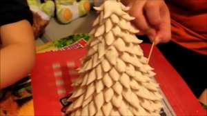 НОВОГОДНЯЯ ПОДЕЛКА - ЁЛКА ИЗ ТЕСТА!!!