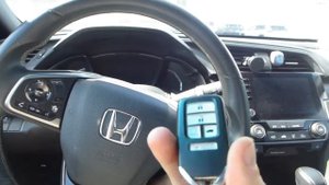 Honda Civic X программирование дубликата  чип ключа зажигания в Mинске с автозапуском
