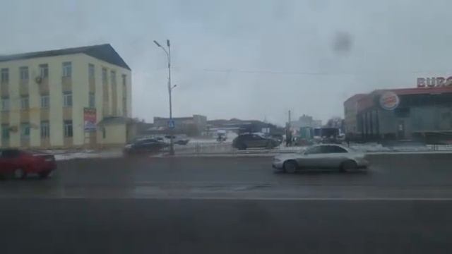 Караганда | с моста над вокзалом до торгового города ТАИР на автобусе