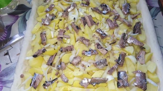 Вкуснейший пирог с картошкой и рыбой смотреть онлайн