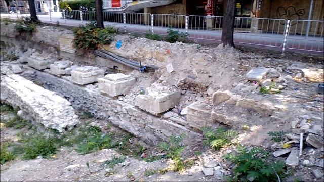 Археологические раскопки древнего города Одесос в Варне