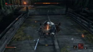 Sekiro Shadow Die Twice - Босс. Охотник на синоби Энсин из храма Мисен.