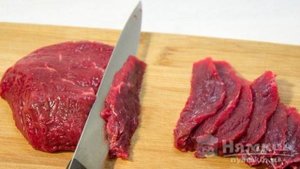 Вкусный салат с маринованной говядиной
