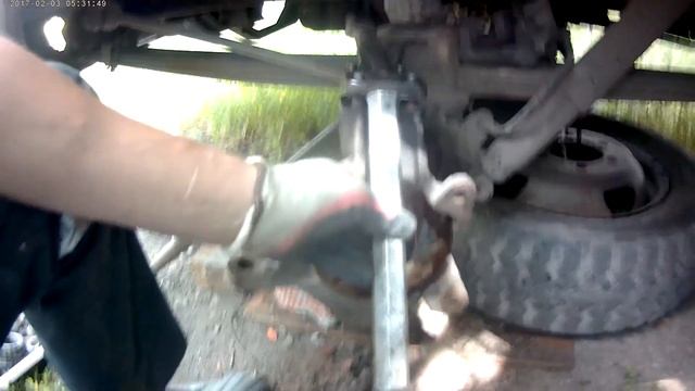 Замена шкворня левой стороны смотреть онлайн