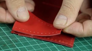 Женский кошелек из кожи + ВЫКРОЙКА | DIY