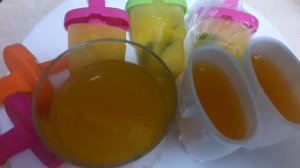 Замороженный сок(фруктовый лед) в домашних условиях.