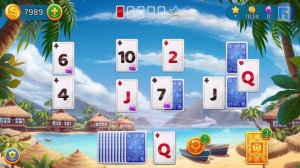 Solitaire Cruise card games: Classic Tripeaks game Gameplay Walkthrough Stage And Level 4