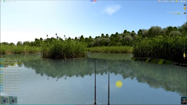 Ловля сазана и добыча водорослей в игре Трофейная рыбалка 2.