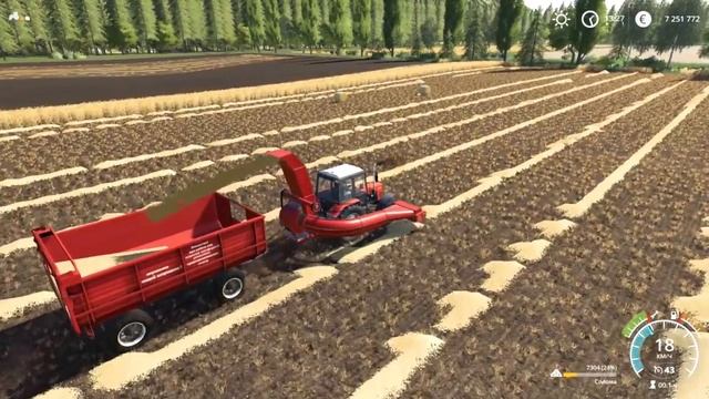 Farming Simulator 2019. ВАРВАРОВКА. ТРАКТОР БЕЛАРУС МТЗ-892. смотреть онлайн