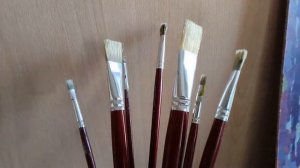 Обзор кистей от фирмы Pinax / кисти щетина / какие кисти выбрать / художник Симоненко Любовь