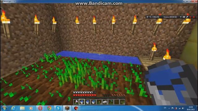 как посадить растения в майнкрафте смотреть онлайн