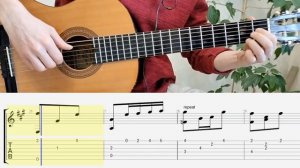 Dance. Ivanov-Kramskoy. Guitar. Notes. Tabs.