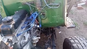 Установили кузов ГАЗ 69 на раму +18