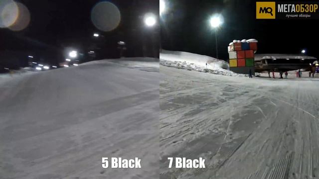 4K ночь GoPro HERO7 Black и GoPro HERO5 Black